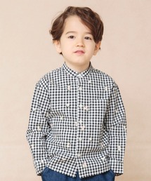 【おそろい】さくら刺繍長袖シャツ