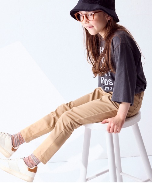 QUNTSTYLE（キュントスタイル）の「ストレッチツイルスキニーパンツ（その他パンツ・キッズ・ベージュ/カーキ/ブラック・160/150/140/130/120）」の7枚目の写真