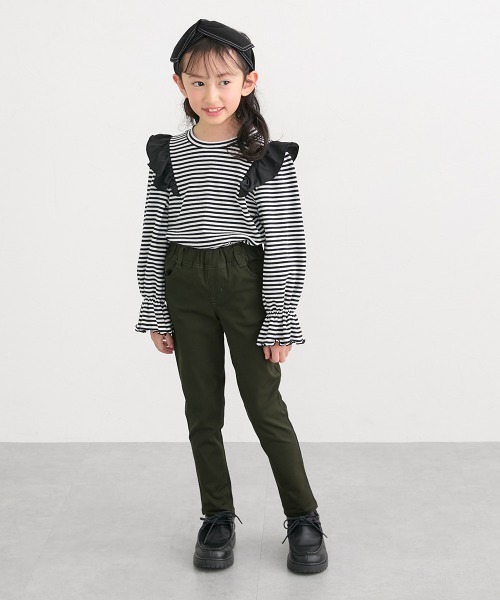 QUNTSTYLE（キュントスタイル）の「ストレッチツイルスキニーパンツ（その他パンツ・キッズ・ベージュ/カーキ/ブラック・160/150/140/130/120）」の8枚目の写真