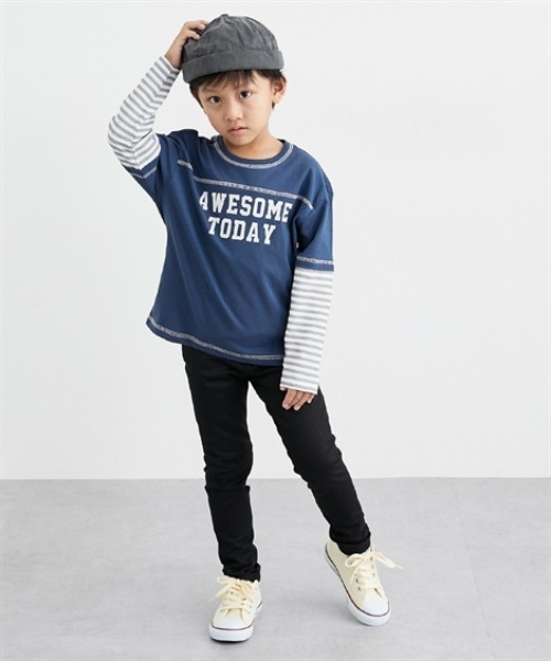 QUNTSTYLE（キュントスタイル）の「ストレッチツイルスキニーパンツ（その他パンツ・キッズ・ベージュ/カーキ/ブラック・160/150/140/130/120）」の9枚目の写真