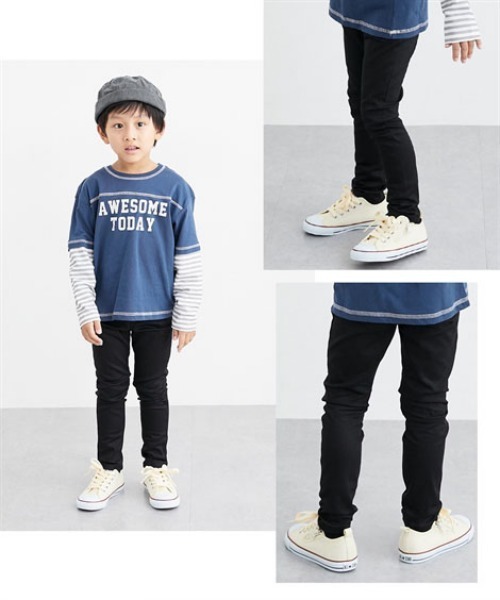 QUNTSTYLE（キュントスタイル）の「ストレッチツイルスキニーパンツ（その他パンツ・キッズ・ベージュ/カーキ/ブラック・160/150/140/130/120）」の10枚目の写真