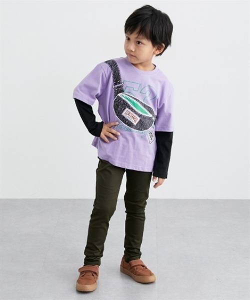 QUNTSTYLE（キュントスタイル）の「ストレッチツイルスキニーパンツ（その他パンツ・キッズ・ベージュ/カーキ/ブラック・160/150/140/130/120）」の13枚目の写真