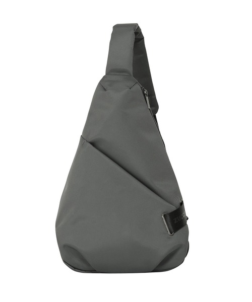 黒いジッパーポケット付きバッグ セール】スラッシュジッパーBAG / バッグ（ショルダーバッグ