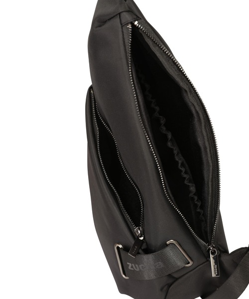 ズッカ　zucca スラッシュジッパーBAG バッグ S ブラック スラッシュジッパーBAG/バッグ（ショルダーバッグ）｜ZUCCa