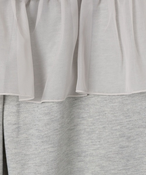 GLOBAL WORK(グローバルワーク)の「レイヤードカットパンツ/AND YUA ANY/147488(その他パンツ・キッズ・チャコール/杢グレー・SMALL/MEDIUM)」の13枚目の写真