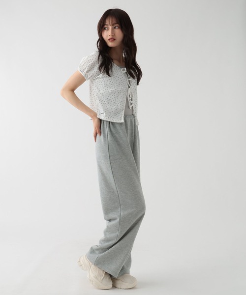 GLOBAL WORK(グローバルワーク)の「レイヤードカットパンツ/AND YUA ANY/147488(その他パンツ・キッズ・チャコール/杢グレー・SMALL/MEDIUM)」の11枚目の写真