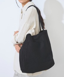 Libra Cue | 【A4収納可能】ポーチ付きビッグトート(トートバッグ)