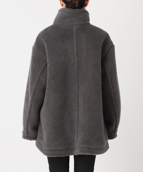 JOURNAL STANDARD（ジャーナルスタンダード）の「《追加》エコファーショートブルゾン（ブルゾン・レディース・チャコールグレー・FREE）」の10枚目の写真