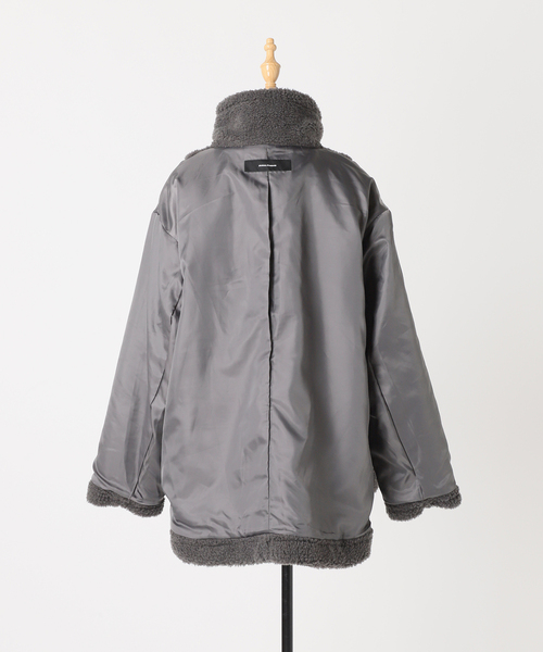 JOURNAL STANDARD（ジャーナルスタンダード）の「《追加》エコファーショートブルゾン（ブルゾン・レディース・チャコールグレー・FREE）」の21枚目の写真