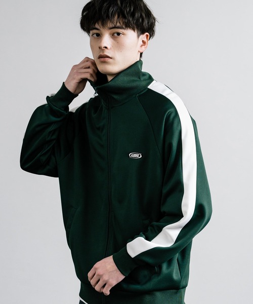 エステルダンボール サイドラインワンポイントロゴ刺繍トラック