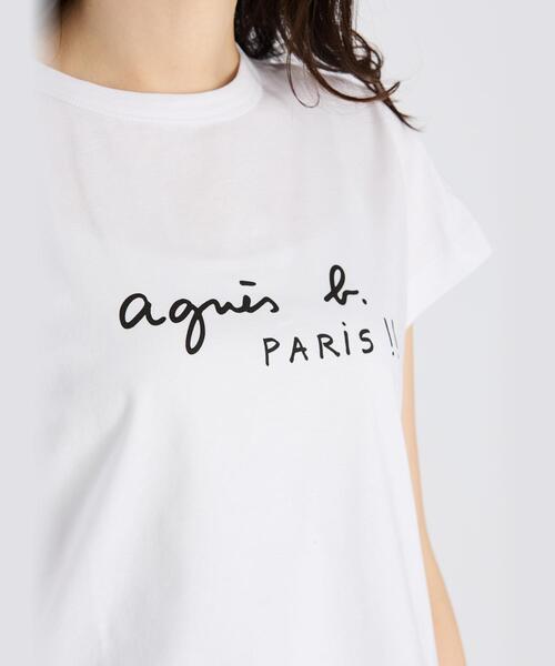プリント コットン 半袖 Tシャツ ”PARIS”（Tシャツ/カットソー