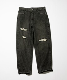 Firsthand | Firsthand/ファーストハンド Crash Wide Denim Pants / クラッシュワイドデニム(デニムパンツ)