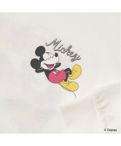 b・ROOM(ビールーム)の「【Disney】【カイテキ天竺】ミッキーマウス/ピクニックTシャツ(Tシャツ/カットソー・キッズ・オフホワイト/ターコイズブルー/マスタード/パープル・110cm/100cm/120cm/130cm/140cm)」の13枚目の写真