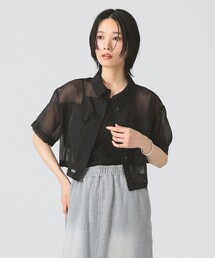 Ray BEAMS | シアー クロップドシャツ(シャツ/ブラウス)