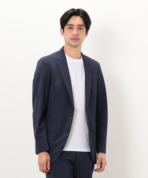 COMME CA ISM(コムサイズム)の「【セットアップ対応】SUPER-TEX 2WAY ストレッチ テーラードジャケット(スーツジャケット・メンズ・グレー/ブラック/ネイビー・X-LARGE/LARGE/MEDIUM/SMALL)」の1枚目の写真
