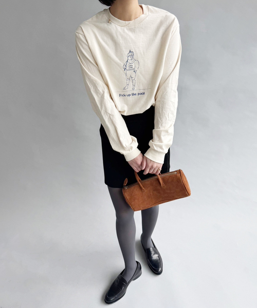 エディットフォールル ☺︎パフカットソー EDIT. FOR LULU（エディットフォールル）の「LU ストレッチリブTシャツ