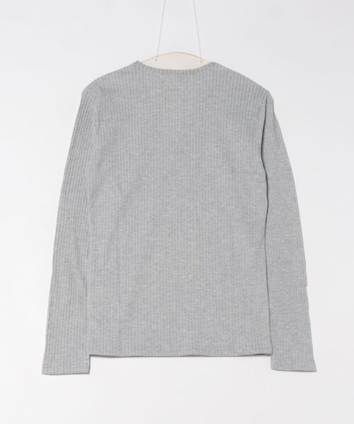 Mag.(マグ)の「【Growth by Grail】針抜きVネックL/S-T(Tシャツ/カットソー・メンズ・ブラック/レッド/グレー・MEDIUM/LARGE)」の4枚目の写真