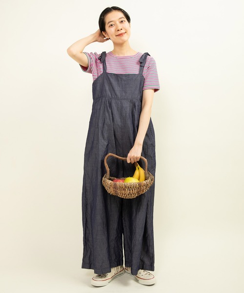 Dot and Stripes CHILD WOMEN 麻のサロペット Dot and Stripes CHILD WOMEN 麻のサロペット - メルカリ