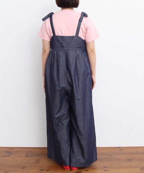 CHILD WOMAN（チャイルドウーマン）の「綿ラミーライトデニム 肩