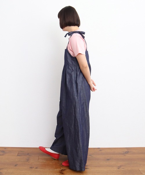 CHILD WOMAN（チャイルドウーマン）の「綿ラミーライトデニム 肩