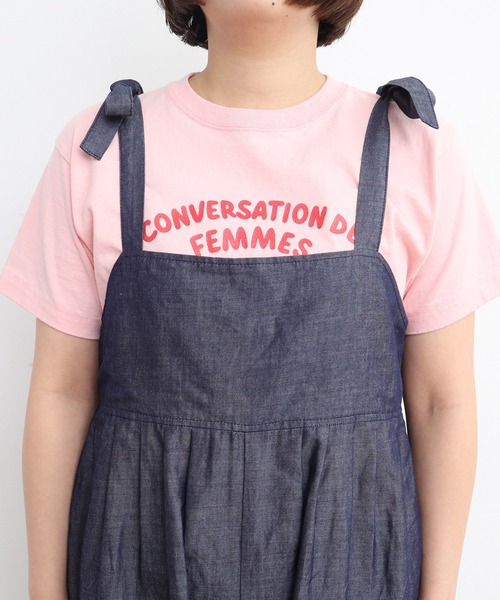 （新品）child woman人気オーバーオール CHILD WOMAN サロペット オーバーオール デニムサロペット