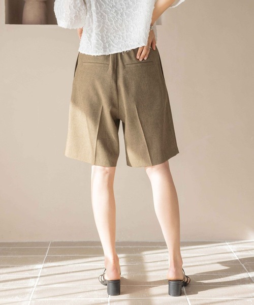 LOWRYS FARM(ローリーズファーム)の「ホップサックハーフパンツ 242757(その他パンツ・レディース・ブラウン/アイボリー/チャコールグレー・FREE)」の12枚目の写真