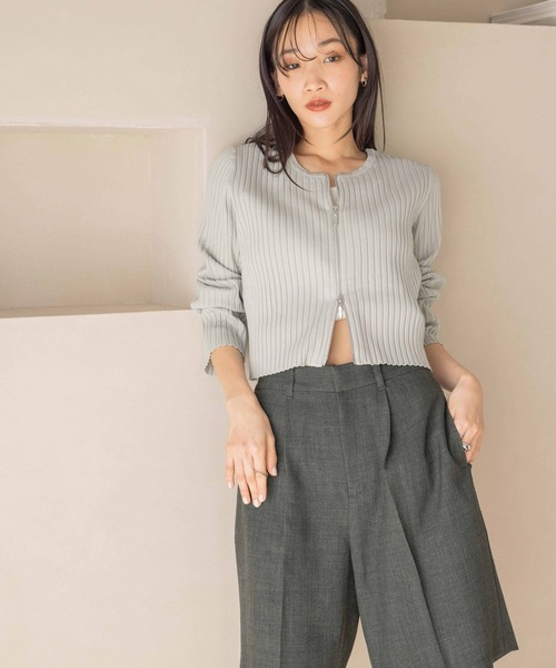 LOWRYS FARM(ローリーズファーム)の「ホップサックハーフパンツ 242757(その他パンツ・レディース・ブラウン/アイボリー/チャコールグレー・FREE)」の15枚目の写真