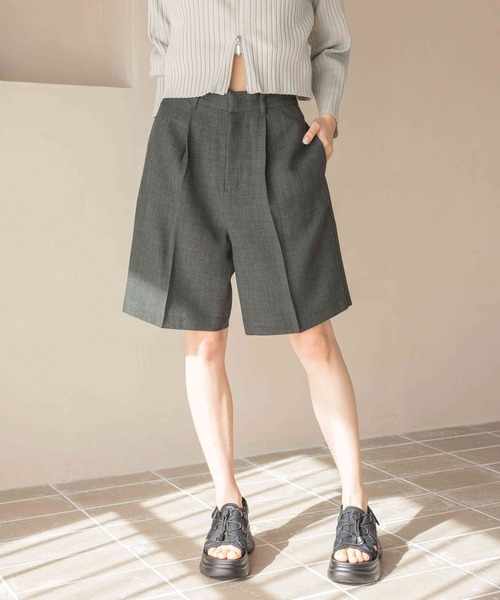 LOWRYS FARM(ローリーズファーム)の「ホップサックハーフパンツ 242757(その他パンツ・レディース・ブラウン/アイボリー/チャコールグレー・FREE)」の17枚目の写真