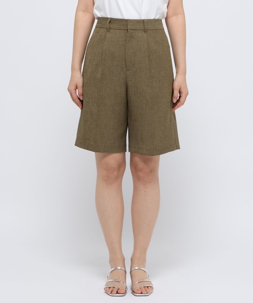 LOWRYS FARM(ローリーズファーム)の「ホップサックハーフパンツ 242757(その他パンツ・レディース・ブラウン/アイボリー/チャコールグレー・FREE)」の18枚目の写真