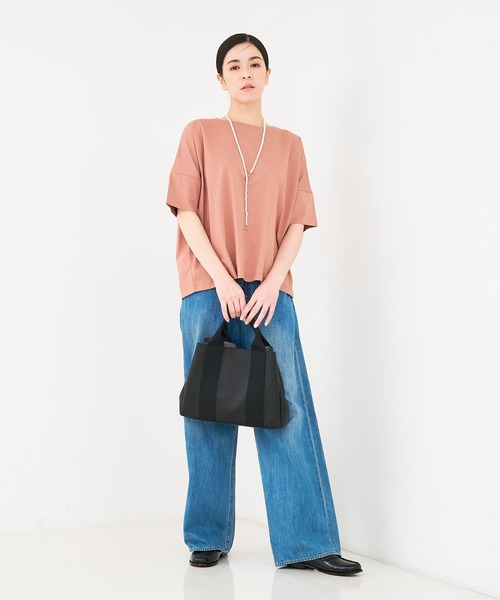 collex（コレックス）の「【Varje Dag】3WAY スクエアトートバッグ（トートバッグ・レディース・ブラック/グレイッシュベージュ/シルバー・フリー）」の12枚目の写真