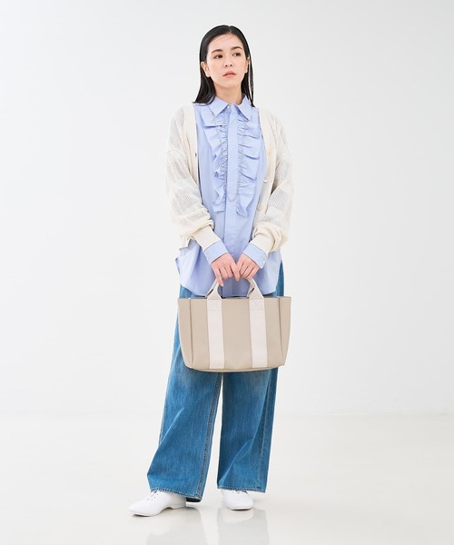 collex（コレックス）の「【Varje Dag】3WAY スクエアトートバッグ（トートバッグ・レディース・ブラック/グレイッシュベージュ/シルバー・フリー）」の13枚目の写真