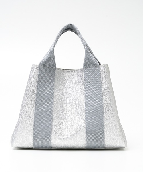 collex（コレックス）の「【Varje Dag】3WAY スクエアトートバッグ（トートバッグ・レディース・ブラック/グレイッシュベージュ/シルバー・フリー）」の18枚目の写真