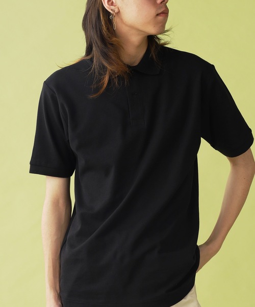 UNSTOA（アンストア）の「5.3オンス ドライカノコ ユーティリティー ポロシャツ 秋服 冬服（ポロシャツ・メンズ・サックスブルー/グレー/ブラック/ホワイト・L/M/S/XS/XL）」の14枚目の写真