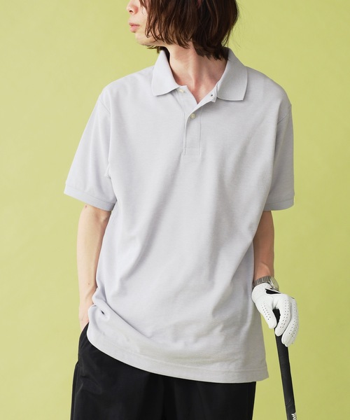 UNSTOA（アンストア）の「5.3オンス ドライカノコ ユーティリティー ポロシャツ 秋服 冬服（ポロシャツ・メンズ・サックスブルー/グレー/ブラック/ホワイト・L/M/S/XS/XL）」の20枚目の写真