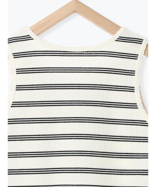 ehka sopo（エヘカソポ）の「柄アソートシェルタックタンクトップ（タンクトップ・レディース・キナリ/モカ/オフホワイト/ブラック・F）」の22枚目の写真