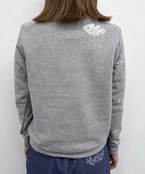 Picone CLUB（ピッコーネクラブ）の「【オンラインストア・店舗限定商品】ミニプリント裏毛スウェット（スウェット・レディース・ブラック/グレー・S/M）」の18枚目の写真