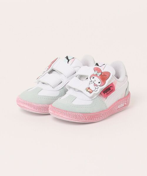 PUMA PALERMO スニーカー ホワイト バーガンディ PUMA PALERMO LTH PUMA WHITE-VAPOR GRAY-CLUB R（プーマ