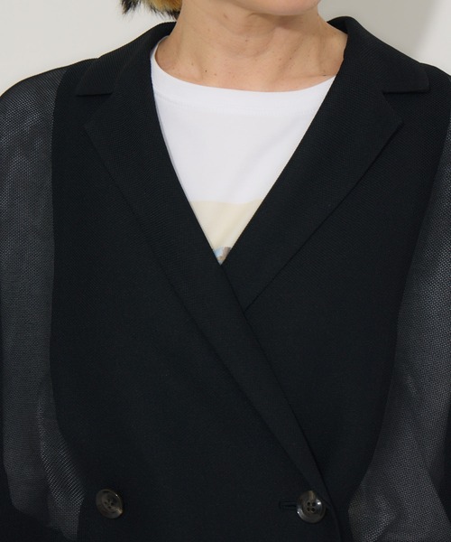 Paradise Picnic(パラダイスピクニック)の「Dignite Collier ドルマンシャツジャケット(その他アウター・レディース・ブラック/ベージュ/チャコールグレー・FREE)」の8枚目の写真