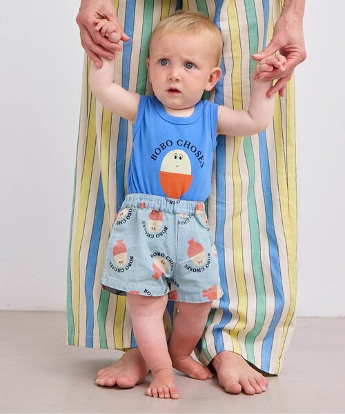 BOBO CHOSES(ボボショーズ)の「Morning Egg all over denim sho(その他ベビーウェア・キッズ・サックスブルー・70/80/90)」の6枚目の写真