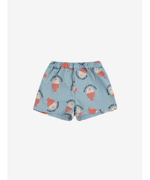 BOBO CHOSES(ボボショーズ)の「Morning Egg all over denim sho(その他ベビーウェア・キッズ・サックスブルー・70/80/90)」の1枚目の写真