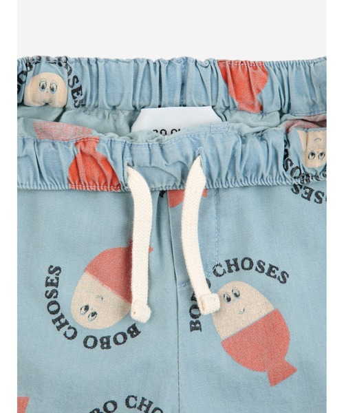 BOBO CHOSES(ボボショーズ)の「Morning Egg all over denim sho(その他ベビーウェア・キッズ・サックスブルー・70/80/90)」の4枚目の写真