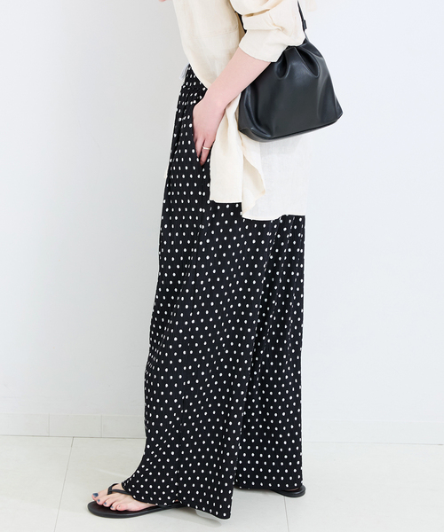 追加》Wベルトプリーツイージーパンツ（その他パンツ）｜B.C STOCK