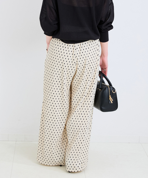 B.C STOCK(ベーセーストック)の「《追加》Wベルトプリーツイージーパンツ(その他パンツ・レディース・ブラック/アイボリー・FREE)」の19枚目の写真