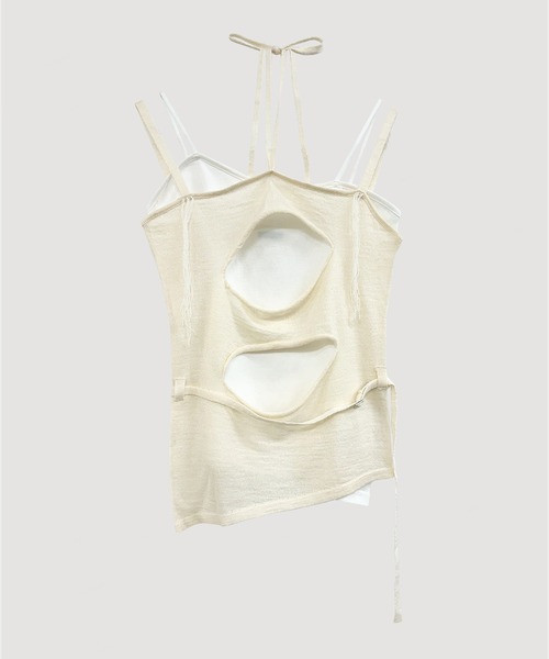 VIAVANDA LAYERED KNIT CAMISOLE キャミソール LAYERED KNIT CAMISOLE（キャミソール）｜VIAVANDA（ヴィア