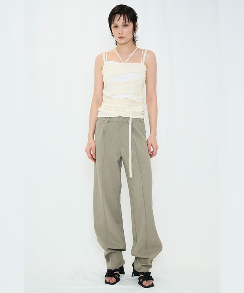 LAYERED KNIT CAMISOLE（キャミソール）｜VIAVANDA（ヴィア