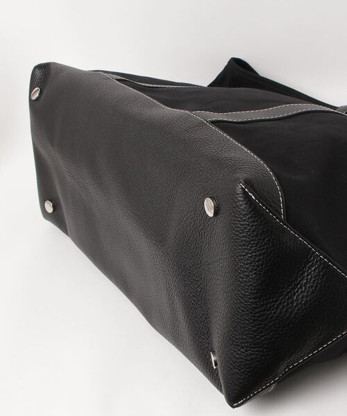 ADAM PATEK(アダムパテック)の「【ADAMPATEK/アダムパテック】leather combi basic big tote bag/レザーコンビベーシックビッグトート(トートバッグ・メンズ・ホワイト/ブラック・FREE)」の15枚目の写真