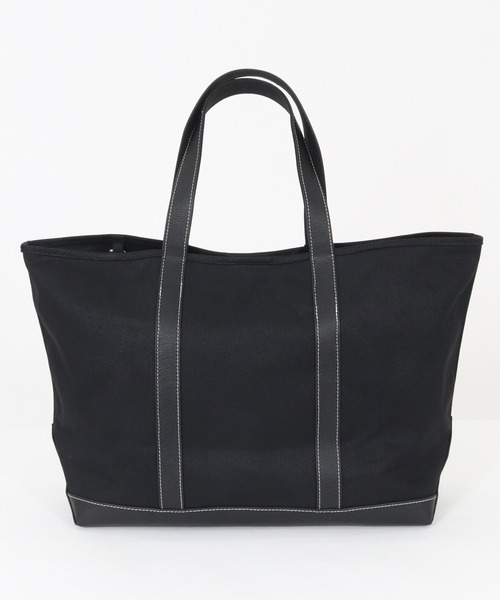 ADAM PATEK(アダムパテック)の「【ADAMPATEK/アダムパテック】leather combi basic big tote bag/レザーコンビベーシックビッグトート(トートバッグ・メンズ・ホワイト/ブラック・FREE)」の4枚目の写真