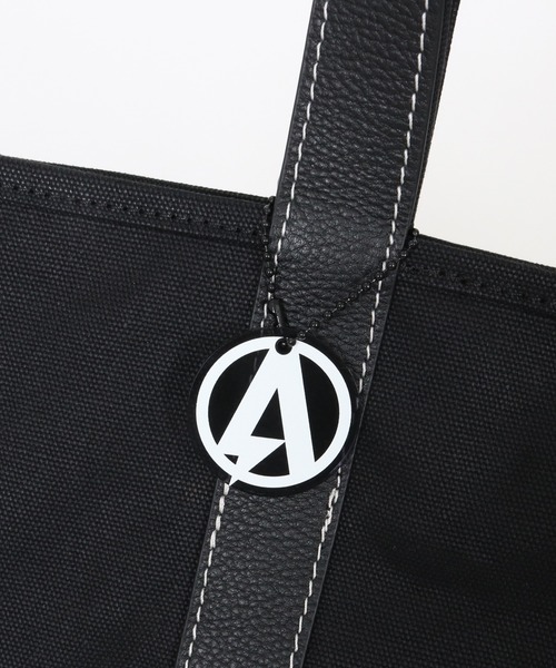 ADAM PATEK(アダムパテック)の「【ADAMPATEK/アダムパテック】leather combi basic big tote bag/レザーコンビベーシックビッグトート(トートバッグ・メンズ・ホワイト/ブラック・FREE)」の7枚目の写真