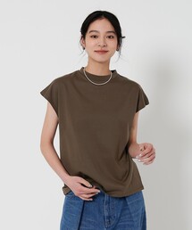 BEAUTY&YOUTH UNITED ARROWS | クルーネック フレンチスリーブ カットソー(Tシャツ/カットソー)