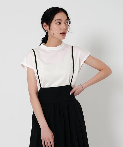 BEAUTY&YOUTH UNITED ARROWS(ビューティーアンドユースユナイテッドアローズ)の「クルーネック フレンチスリーブ カットソー(Tシャツ/カットソー・レディース・ライトピンク/オリーブ/ブラック/オフホワイト/その他6/コバルトブルー/ライム/ダークブラウン・FREE)」の17枚目の写真